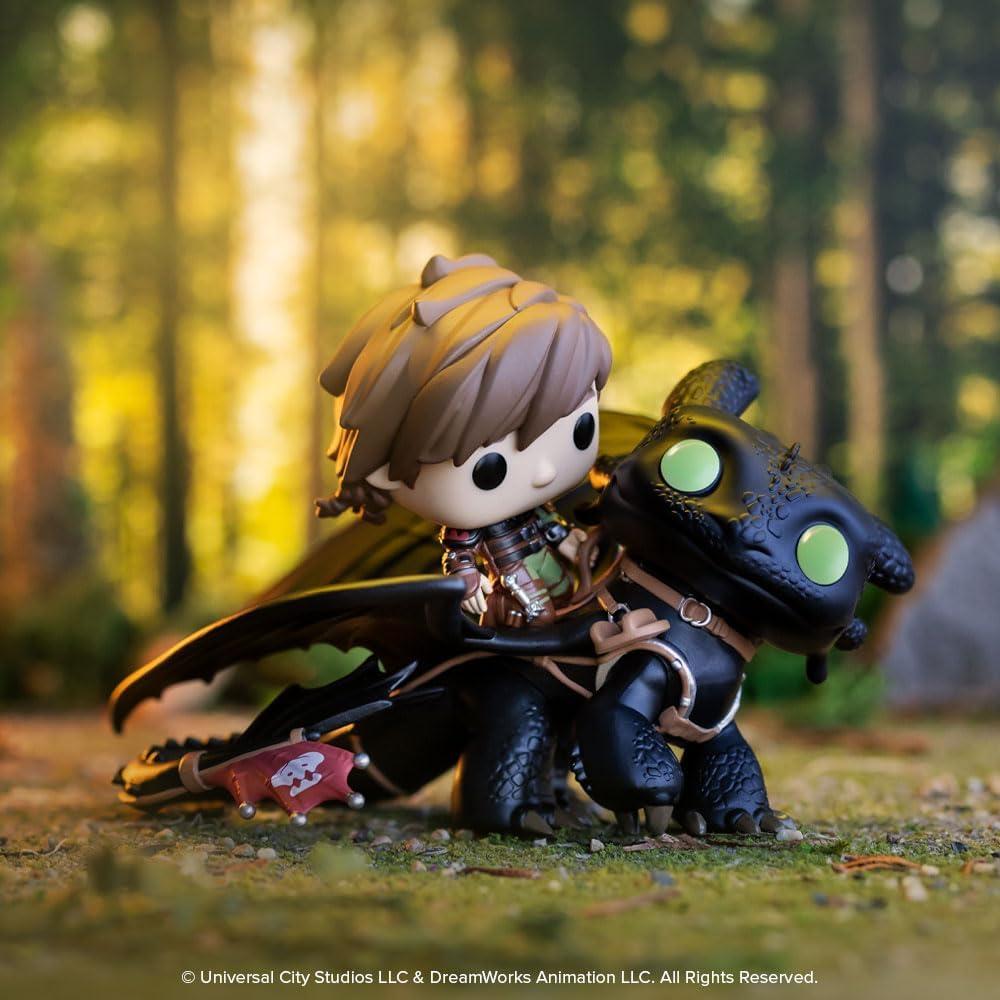 Funko Pop Rides Deluxe: Como Entrenar A Tu Dragon - Hipo con Chimuelo