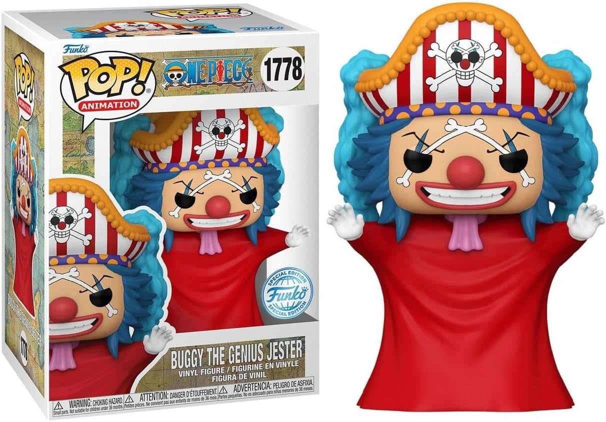 Funko Pop Animation: One Piece - Buggy Post Exclusivo