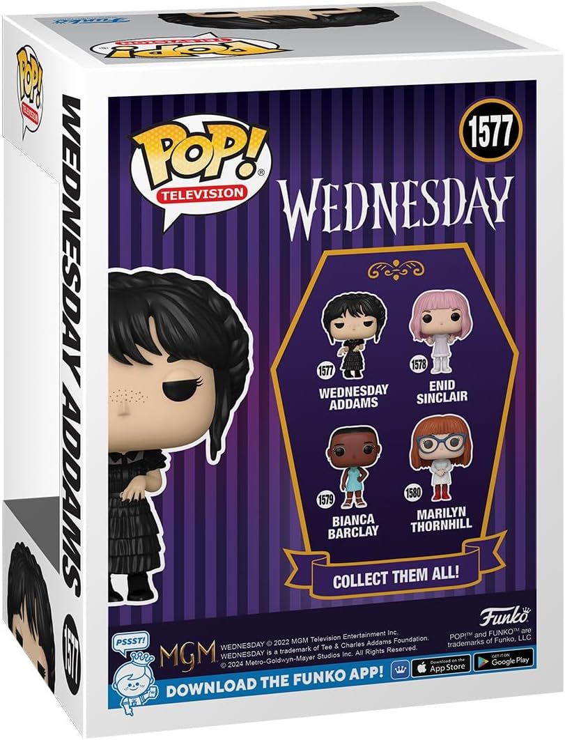 Funko Pop TV: Wednesday- Merlina Addams Baile Raven