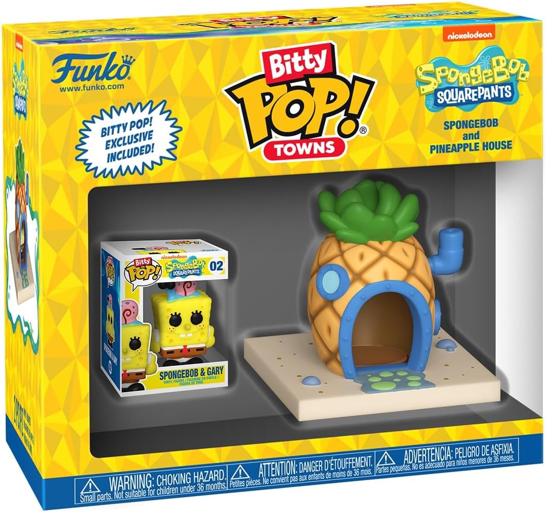 Funko Bitty Pop Town: Bob Esponja - Bob Esponja En Casa