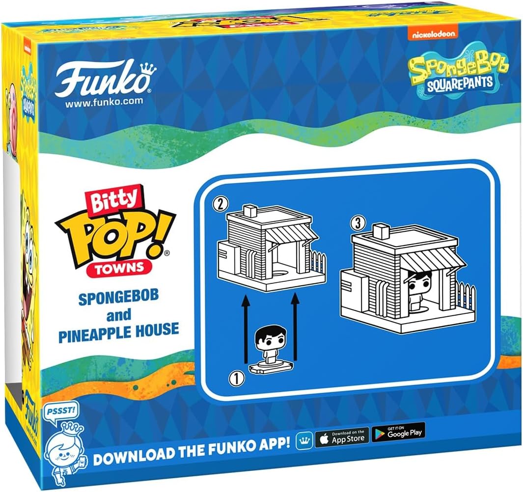 Funko Bitty Pop Town: Bob Esponja - Bob Esponja En Casa