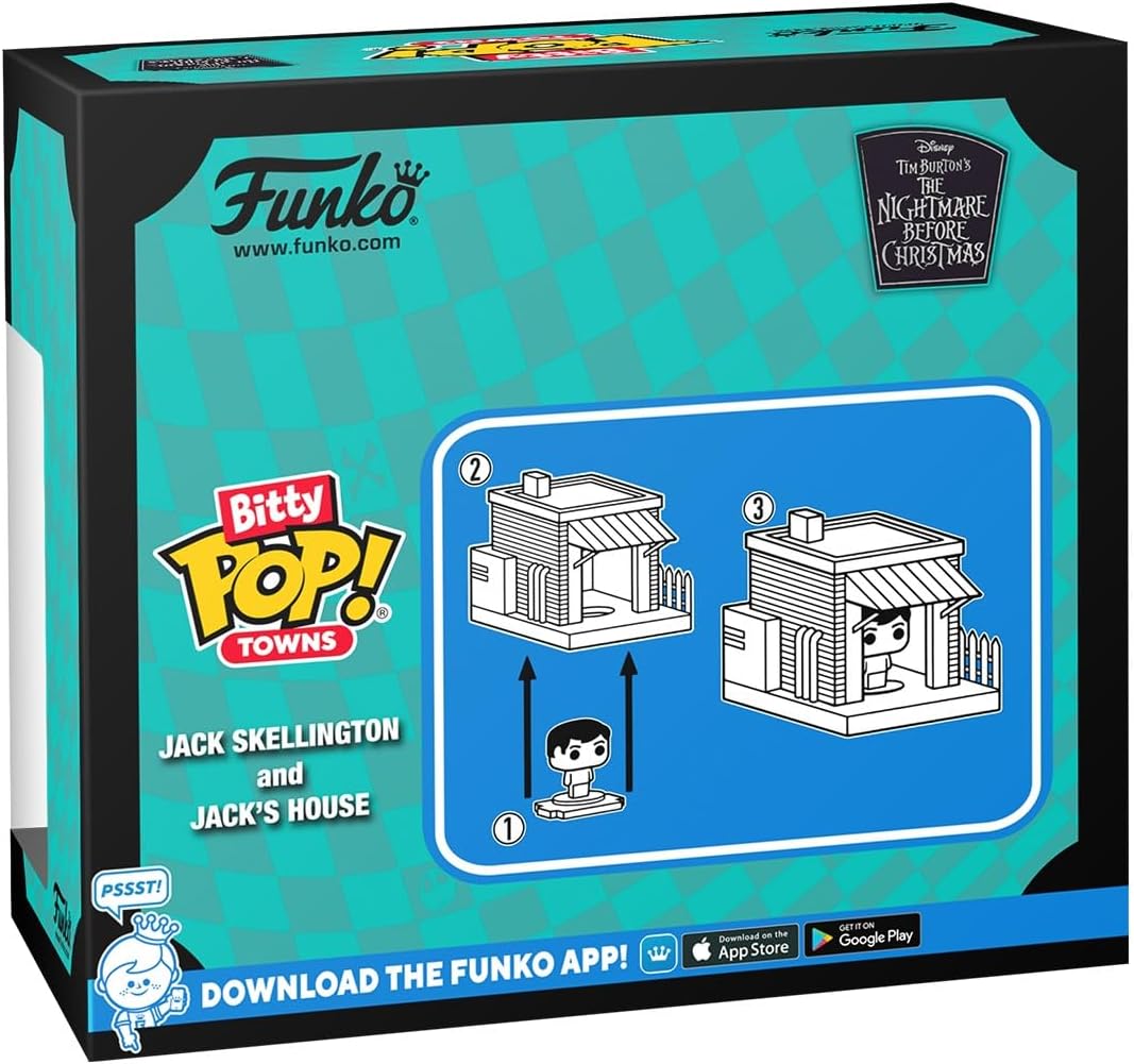 Funko Bitty Pop Town: Disney Mundo De Jack - Jack En Casa