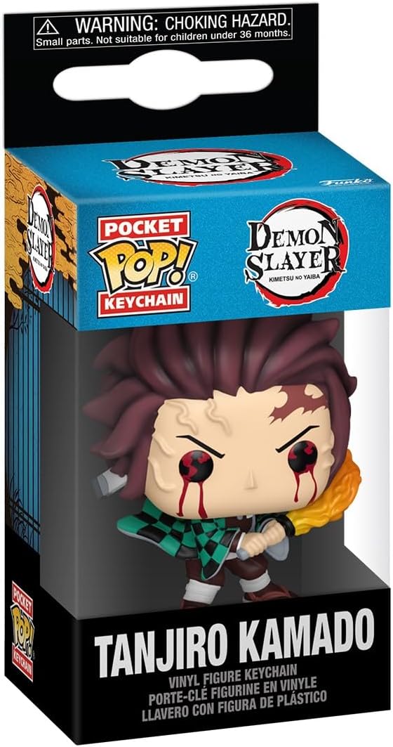 Funko Pop Llavero Demon Slayer: Kimetsu No Yaiba - Tanjiro Respiración solar