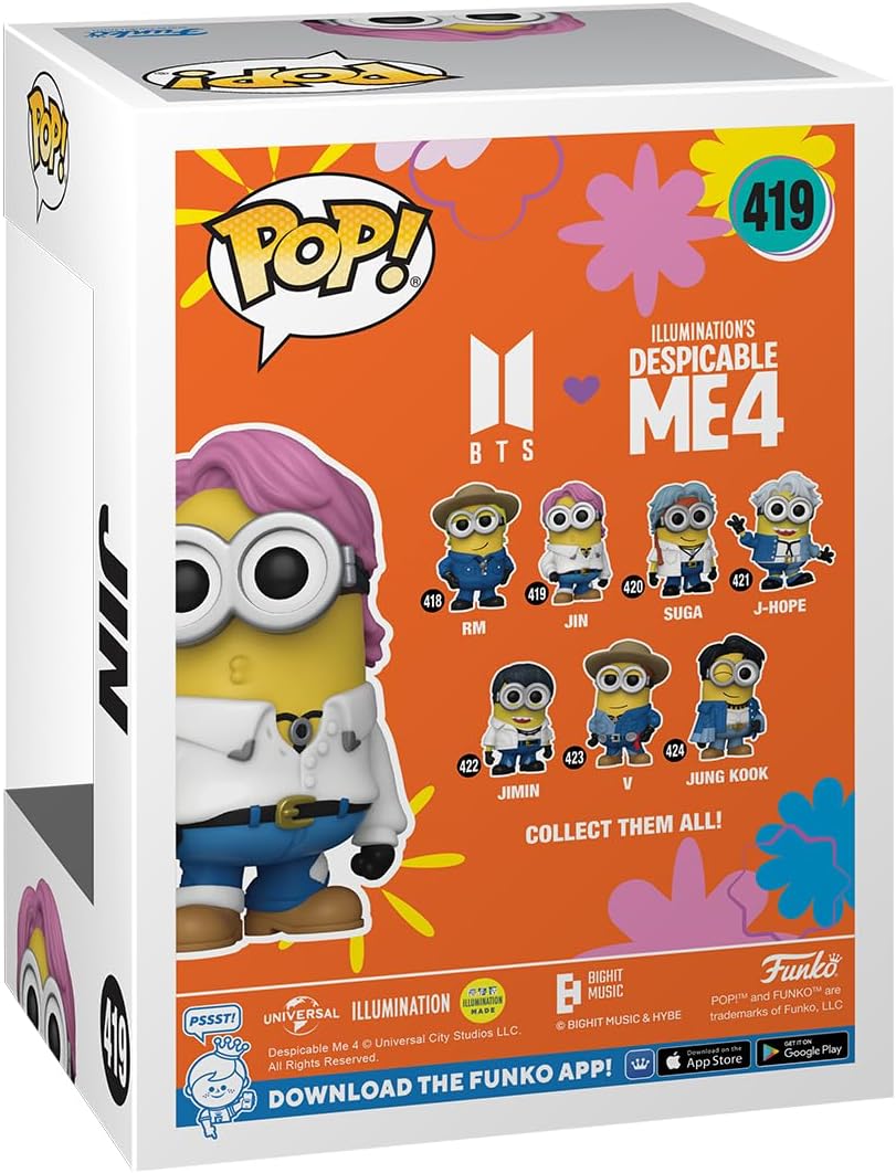 Funko Pop Movies: Mi Villano Favorito X BTS- Jin
