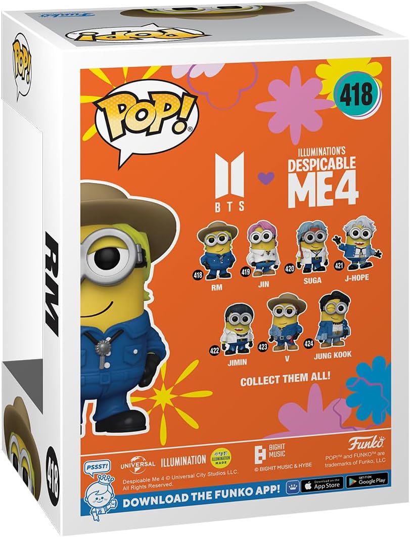 Funko Pop Movies: Mi Villano Favorito X BTS - Rm