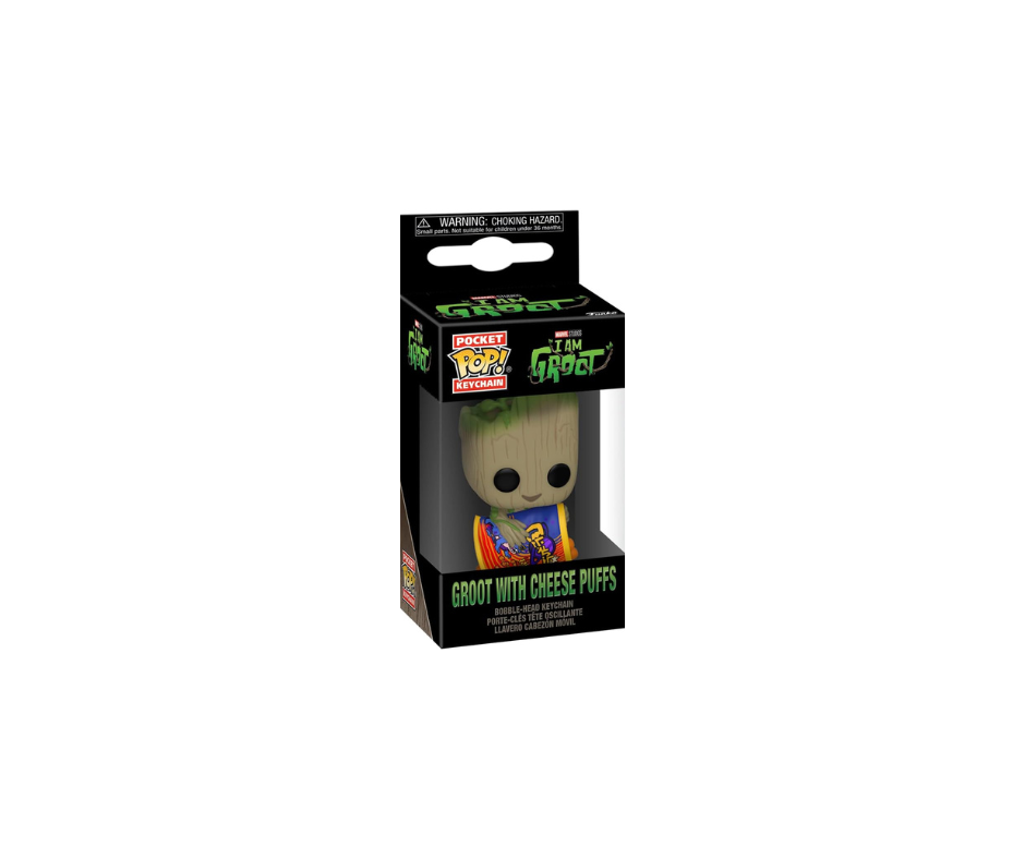 Funko Pop Llavero: Groot Con Bolitas De Queso