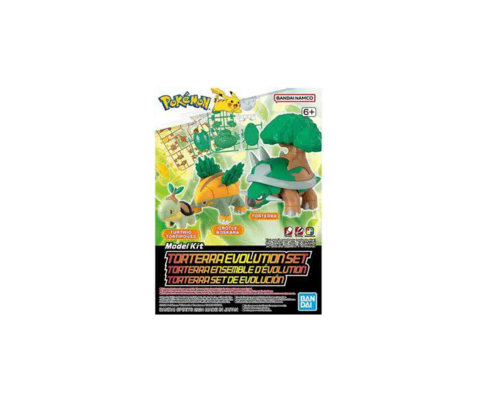 Bandai Model Kit Pokemon Torterra Evolution Set