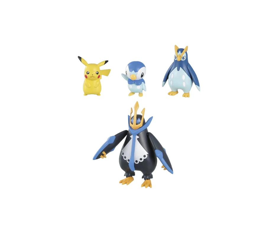 Bandai Model Kit Pokemon Empoleon Evolution Set