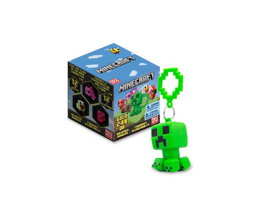 Jakks Sorpresa Hanger - Llavero Minecraft Gold 24K