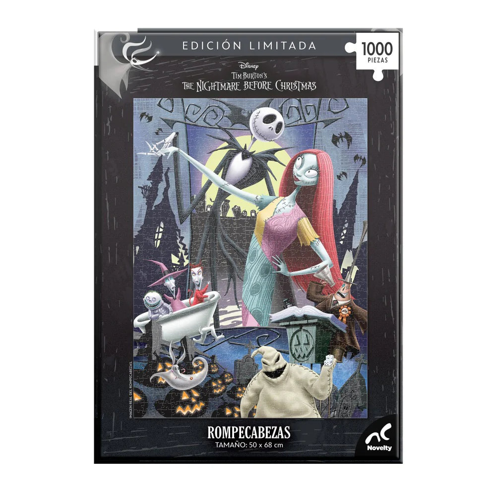 Novelty Rompecabezas - The Nightmare Before Christmas Jack y Sally 1000 Piezas