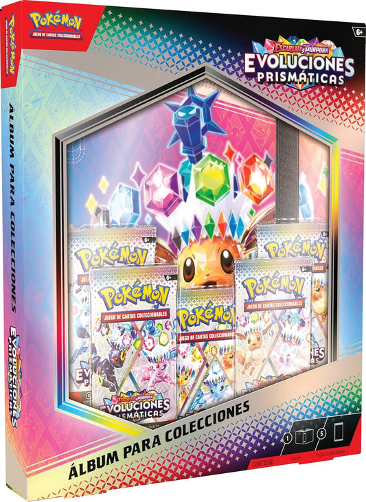 Pokemon TCG Evoluciones Prismaticas Álbum para Colecciones (Español)
