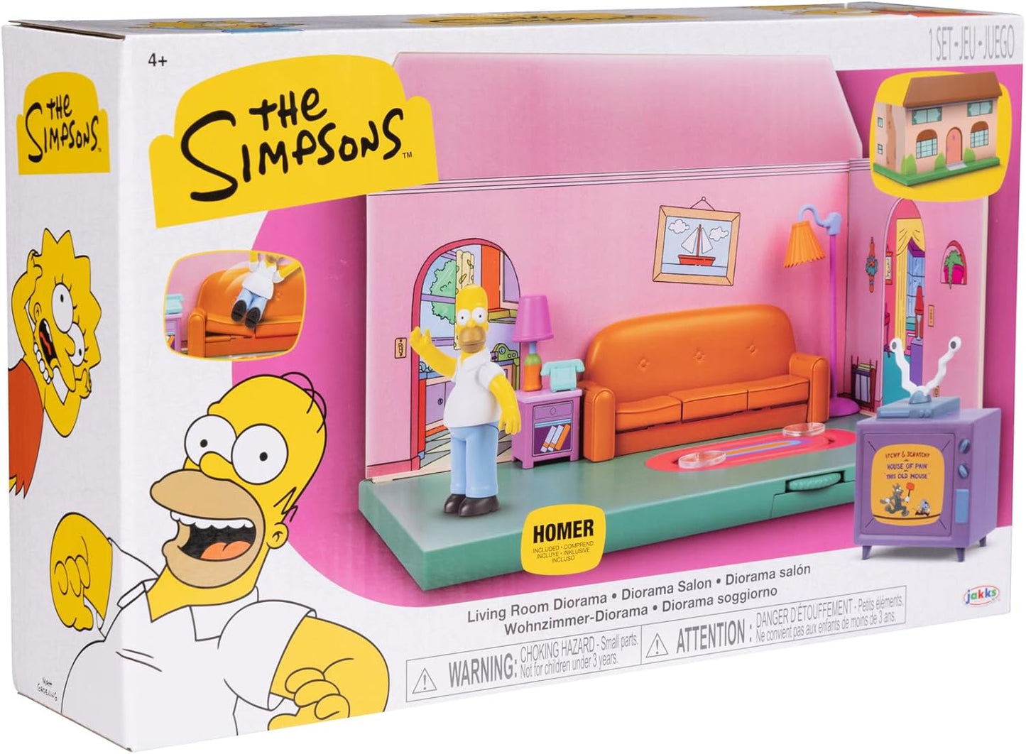 Jakks Pacifics Simpson Diorama Sillon - Los Simpsons