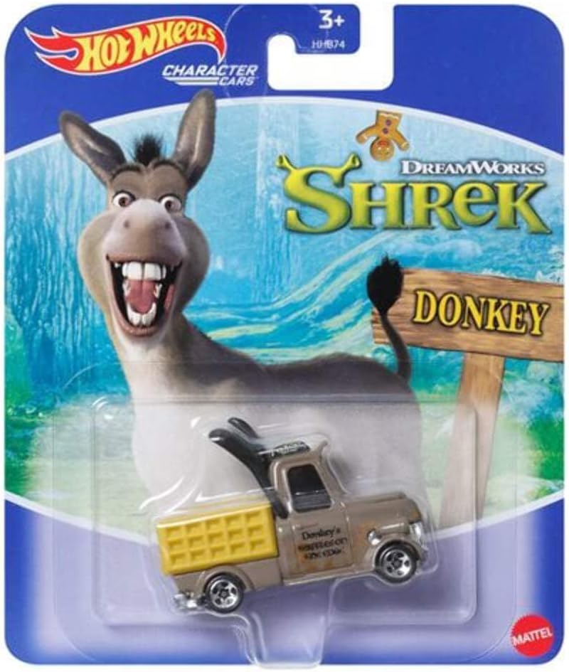 Hotwheels Dream Works Burro Shrek  1:64