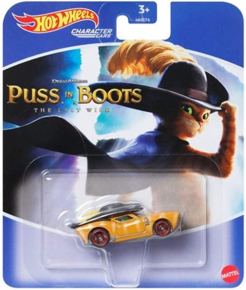 Hotwheels Dream Works Gato con botas  1:64