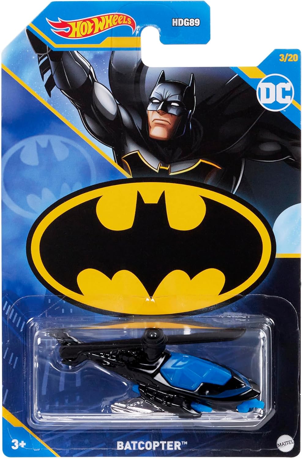 Hotwheels DC Batman Batcopter 1:64