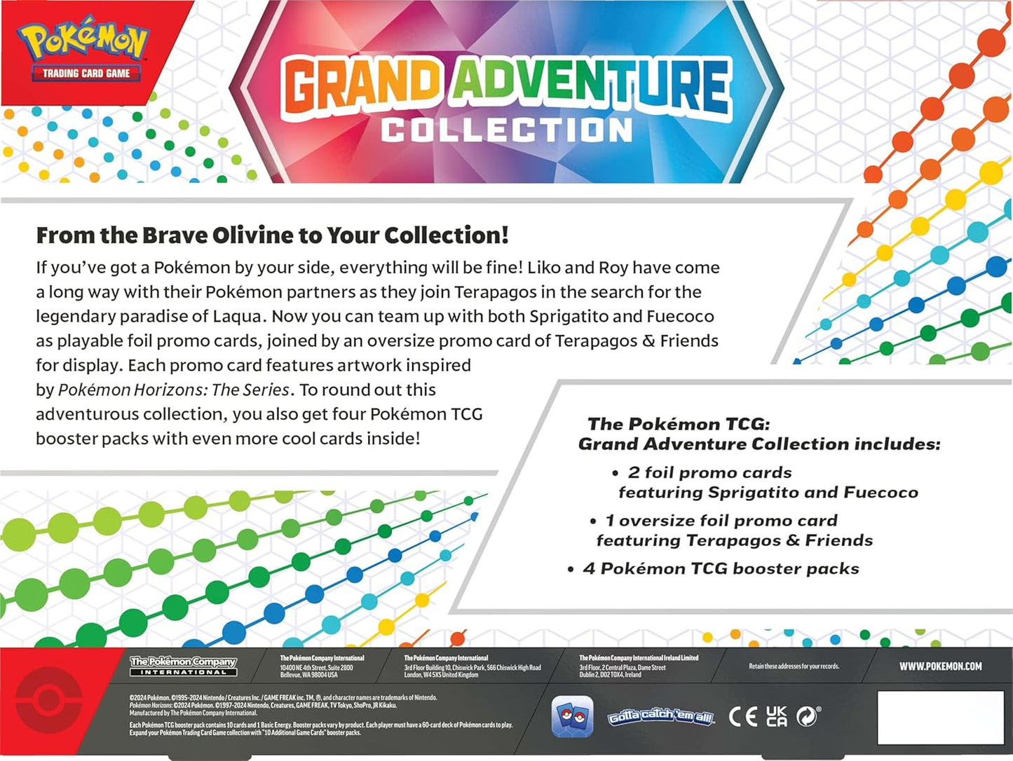 Pokemon TCG: Grand Adventure Collection INGLES