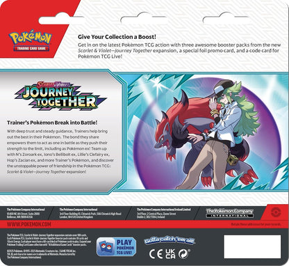 Pokemon TCG Scarlet & Violet—Journey Together Three-Booster Blister - Yanmega Inglés