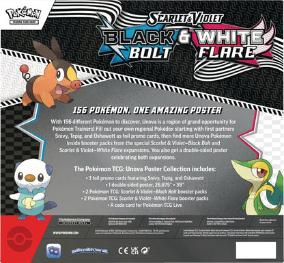 Pokemon TCG: Scarlet and Violet - Black Bolt and White Flare Poster Collection Ingles