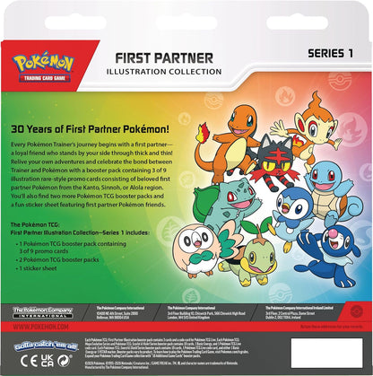 Pokémon TCG First Partner Collection 30 Aniversario Booster en Inglés