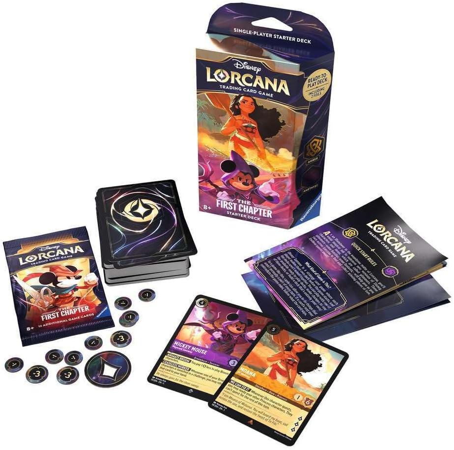 Ravensburger Disney Lorcana TCG: Starter Deck Moana - Mickey Mouse Firts Chapter