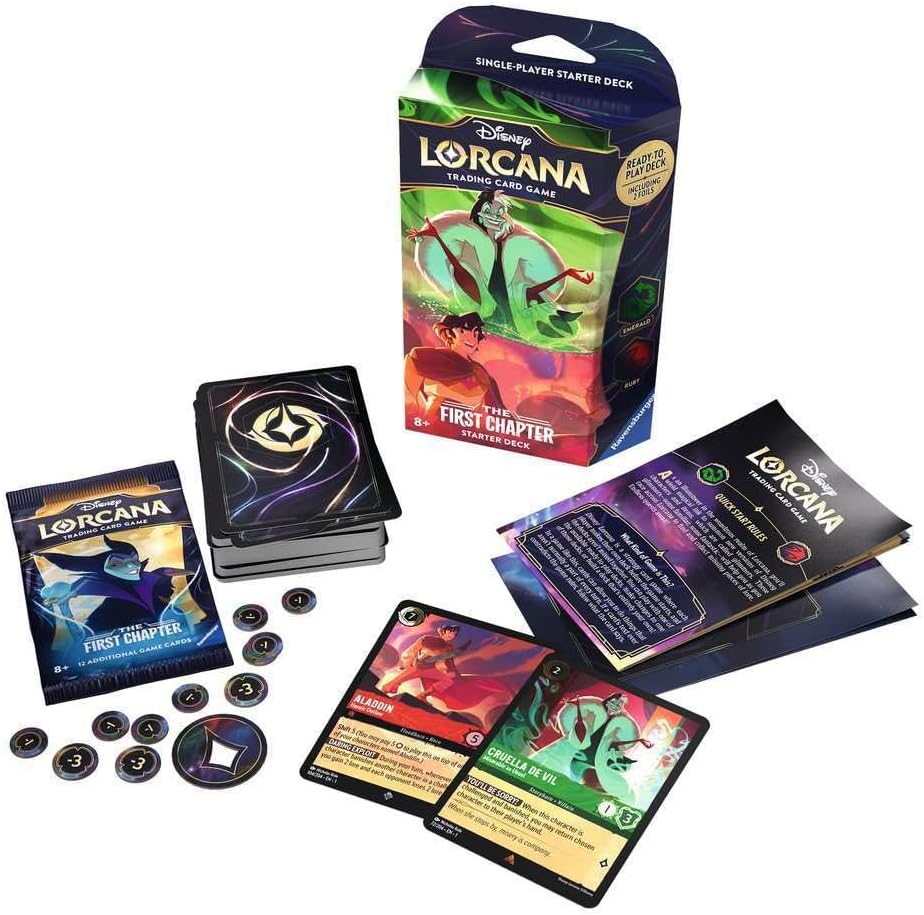 Ravensburger Disney Lorcana TCG: Starter Deck Cruella - Alladin Firts Chapter