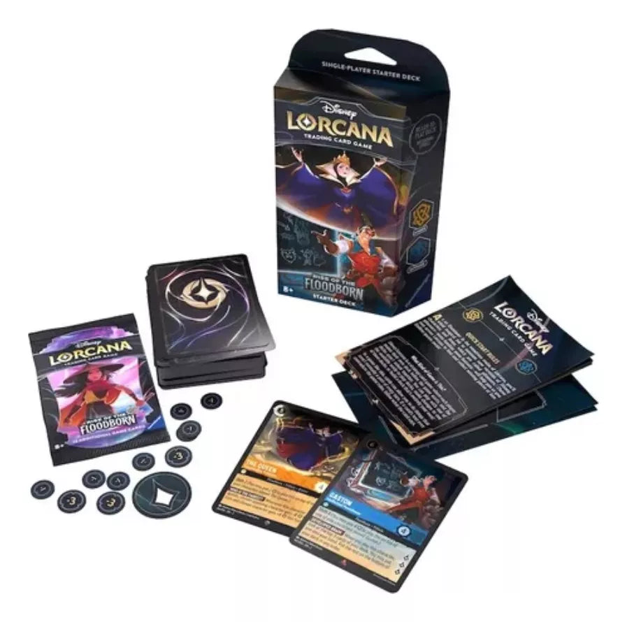 Ravensburger Disney Lorcana TCG: Starter Deck Reyna Malvada - Gaston Rise of the Floodborn