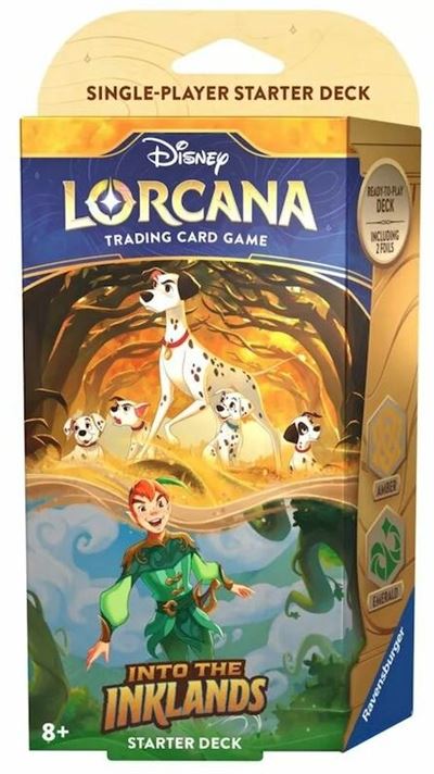 Ravensburger Disney Lorcana TCG: Starter Deck Pongo - Peter pan Into the Inklands