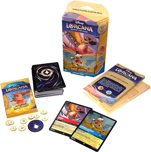 Ravensburger Disney Lorcana TCG: Starter Deck Moana - Rico Mcpato Into the Inklands