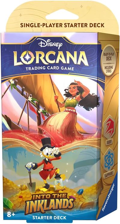 Ravensburger Disney Lorcana TCG: Starter Deck Moana - Rico Mcpato Into the Inklands