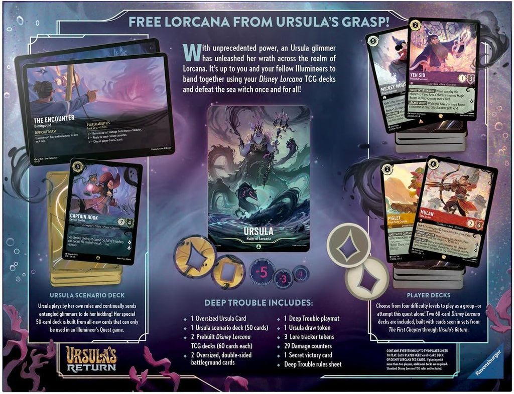 Ravensburger Disney Lorcana TCG: Gift Set Ursula Illumineer´s Quest