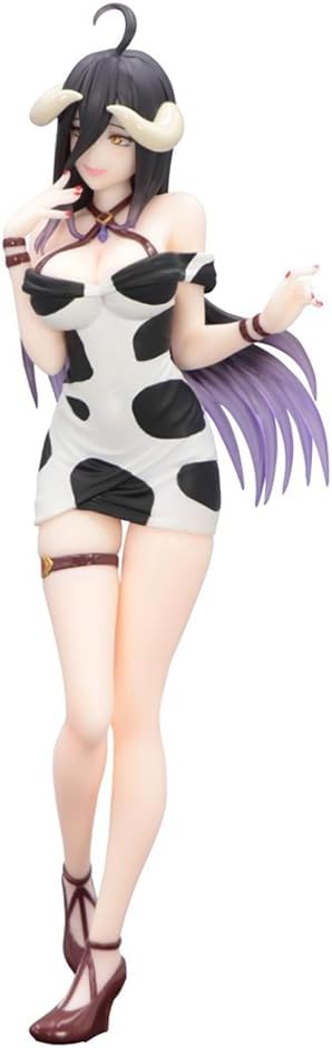 FuRyu Overlord  Albedo Mini Dress Cow Pattern Trio Try It