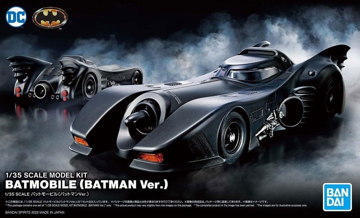 Bandai Hobby Kit de Modelo DC Comics - Batimovil Batman 1989    1/35 SCALE