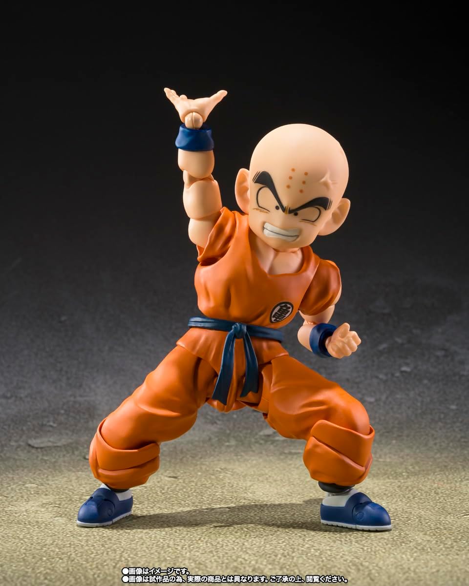 SH Figuarts Krillin Son Goku's Old Friend Dragon Ball Z Figura de Acción