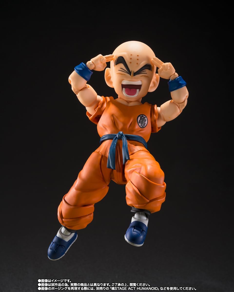 SH Figuarts Krillin Son Goku's Old Friend Dragon Ball Z Figura de Acción