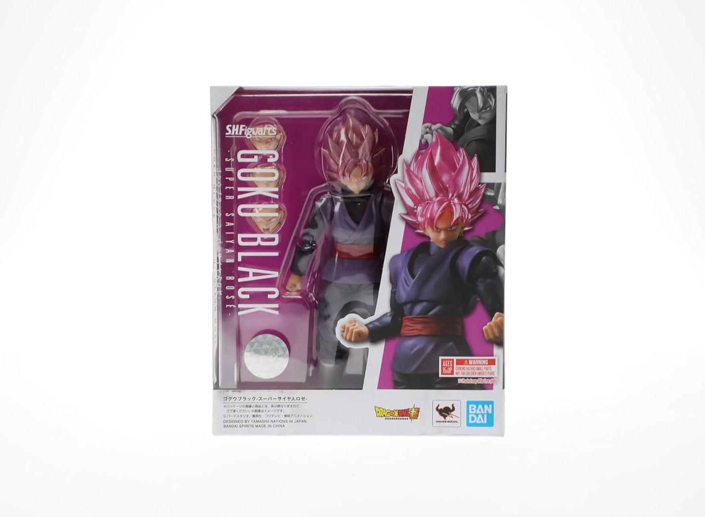SH Figuarts Goku Black Super Saiyan Rosé Dragon Ball Super Figura de Acción