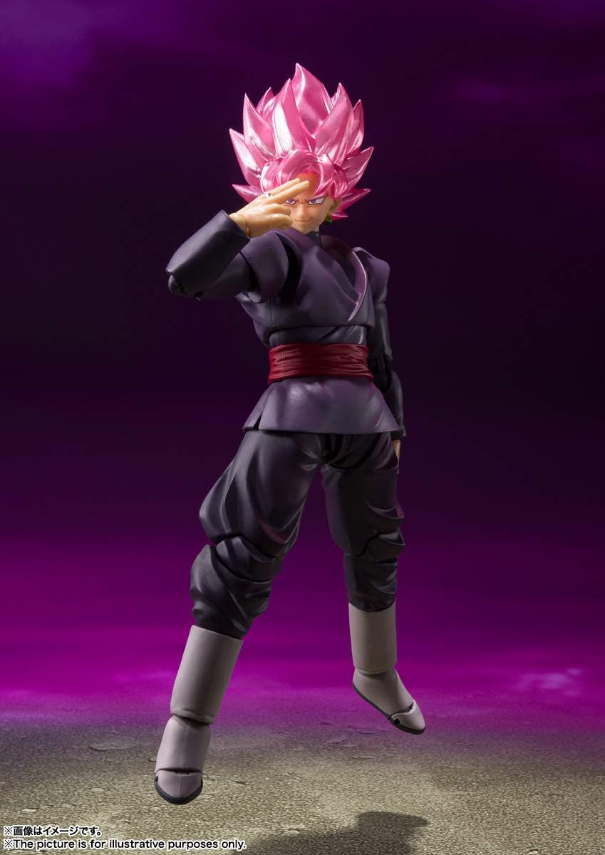 SH Figuarts Goku Black Super Saiyan Rosé Dragon Ball Super Figura de Acción