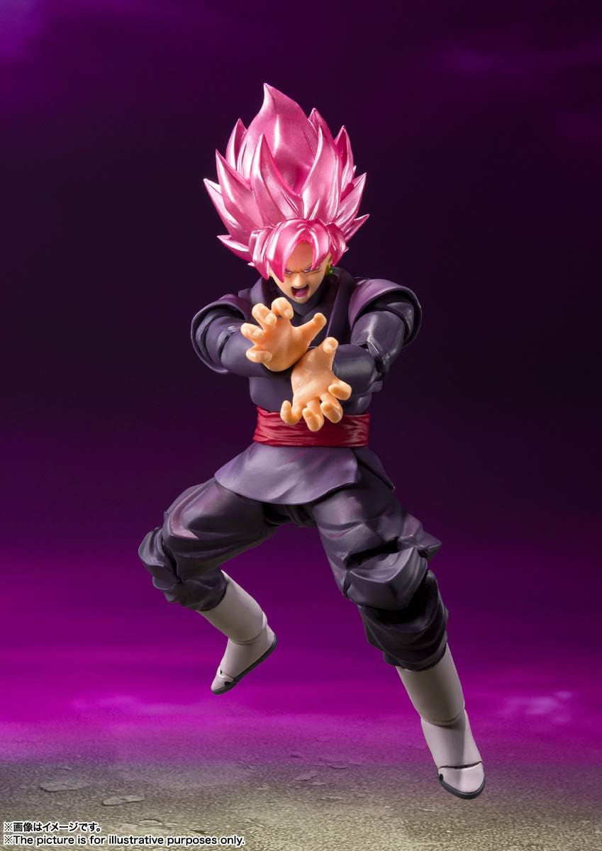SH Figuarts Goku Black Super Saiyan Rosé Dragon Ball Super Figura de Acción