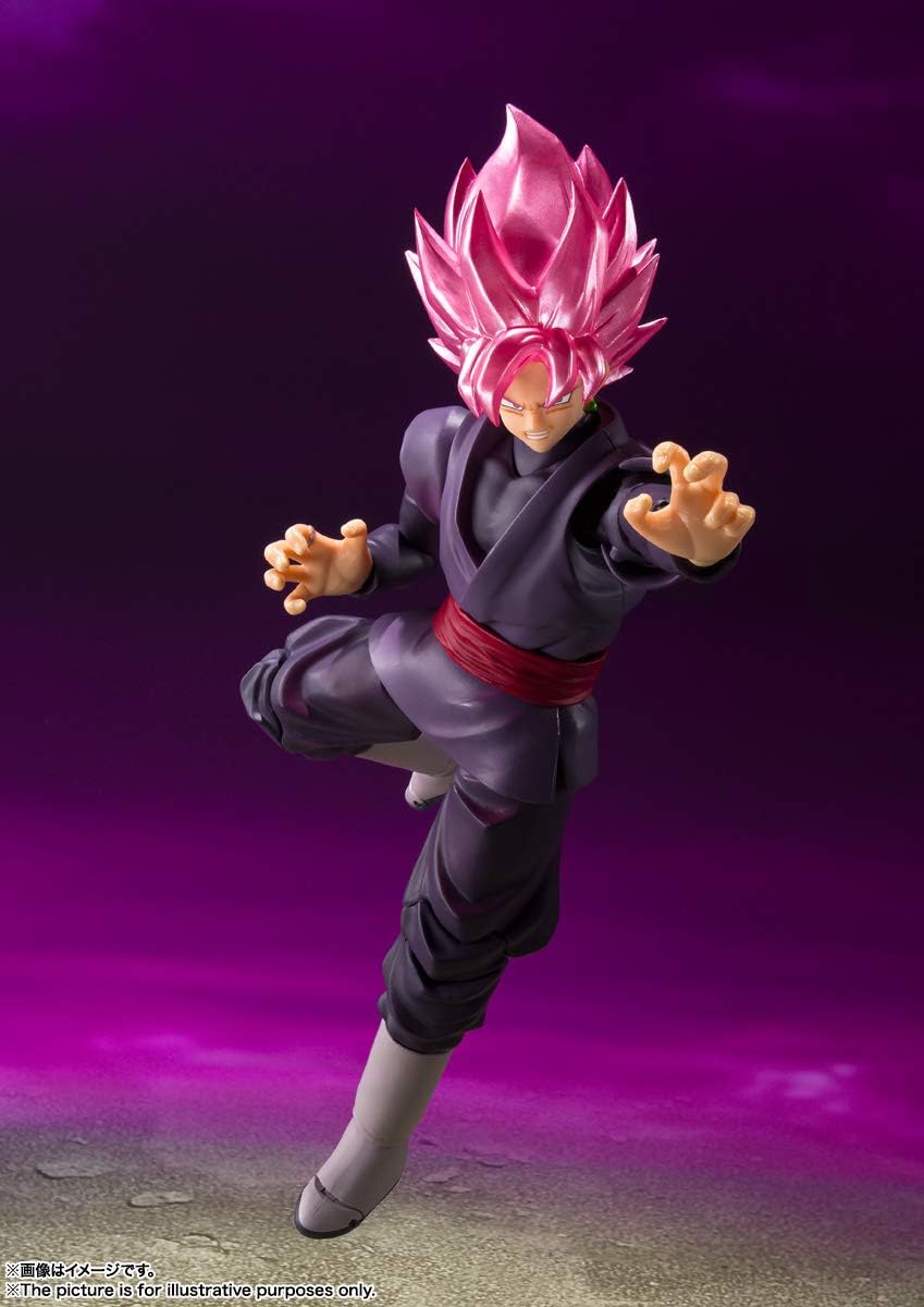 SH Figuarts Goku Black Super Saiyan Rosé Dragon Ball Super Figura de Acción