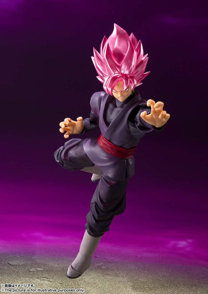 SH Figuarts Goku Black Super Saiyan Rosé Dragon Ball Super Figura de Acción