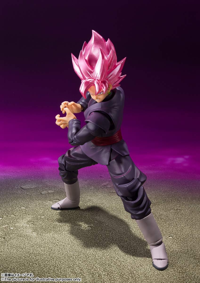 SH Figuarts Goku Black Super Saiyan Rosé Dragon Ball Super Figura de Acción