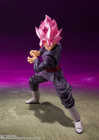 SH Figuarts Goku Black Super Saiyan Rosé Dragon Ball Super Figura de Acción