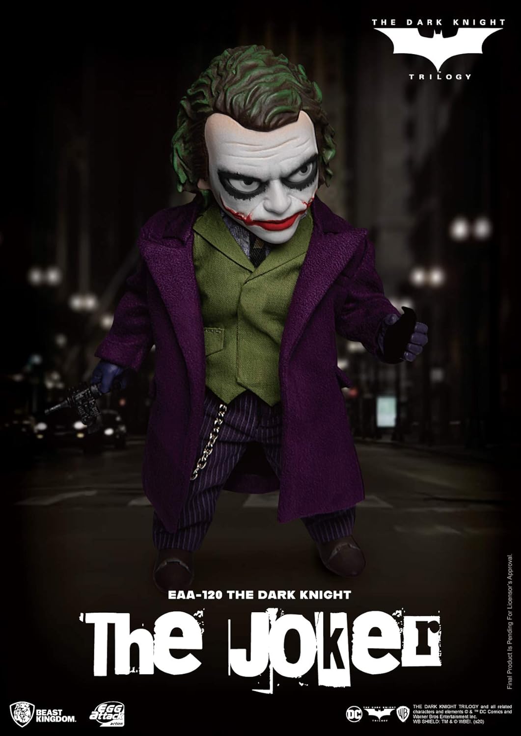 Beast Kingdom Joker traje morado Egg Attack