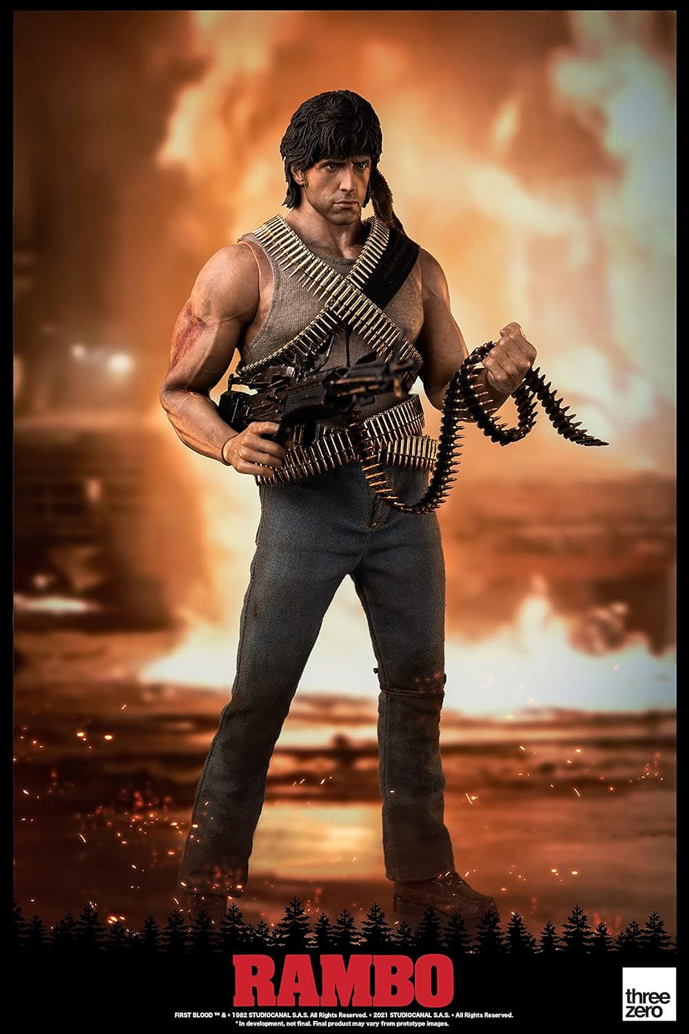 ThreeZero Rambo: First Blood  Rambo Escala 1/6