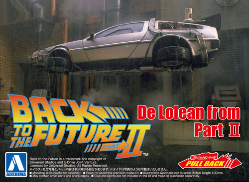 Aoshima Volver al Futuro Time Machine Parte II Escala 1:43