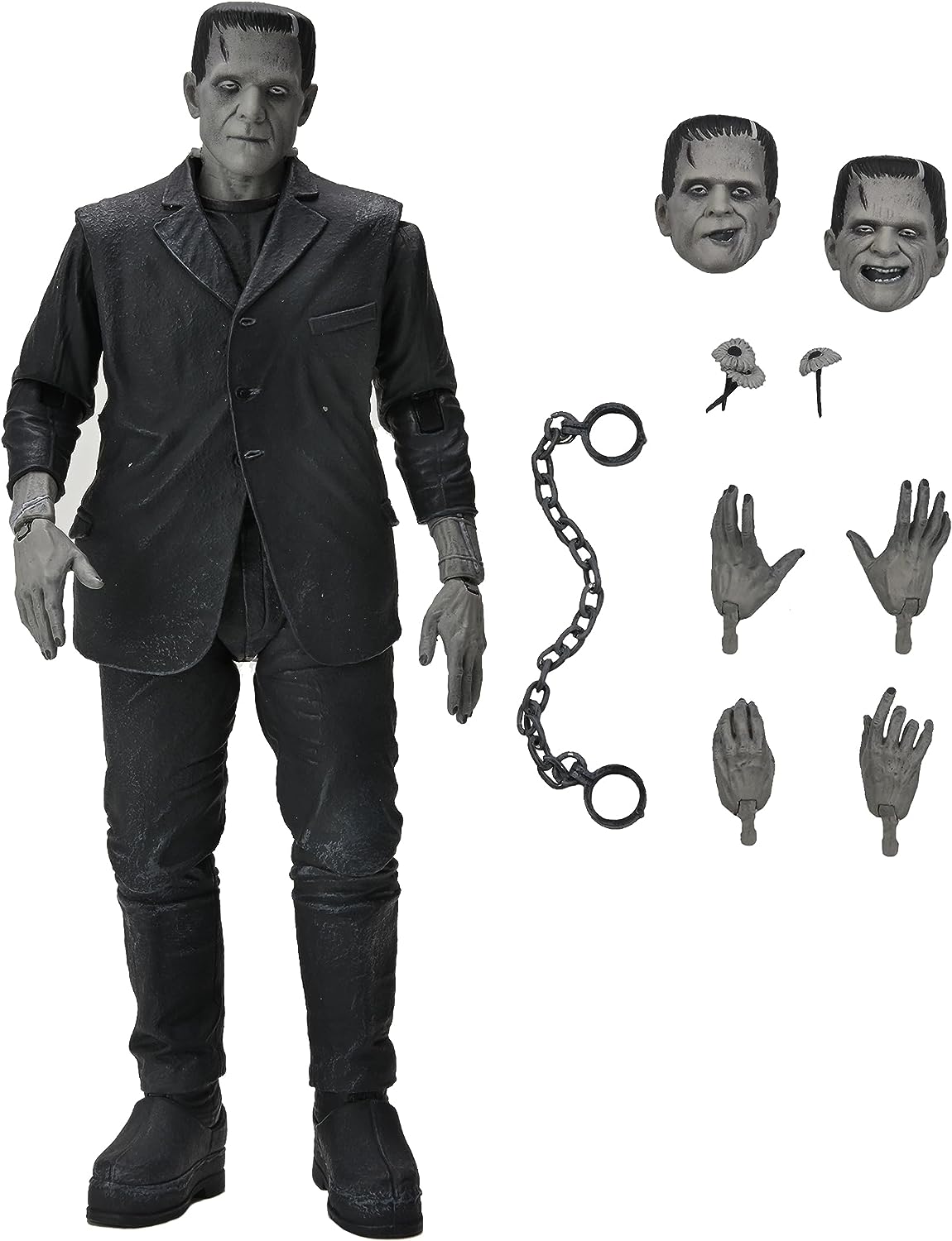 NECA Ultimate Frankenstein Blanco y negro
