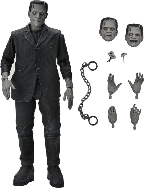 NECA Ultimate Frankenstein Blanco y negro