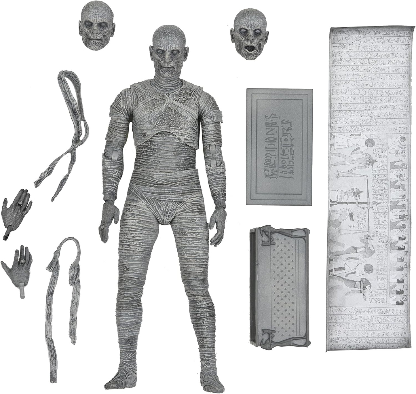 NECA Ultimate La momia Blanco y negro