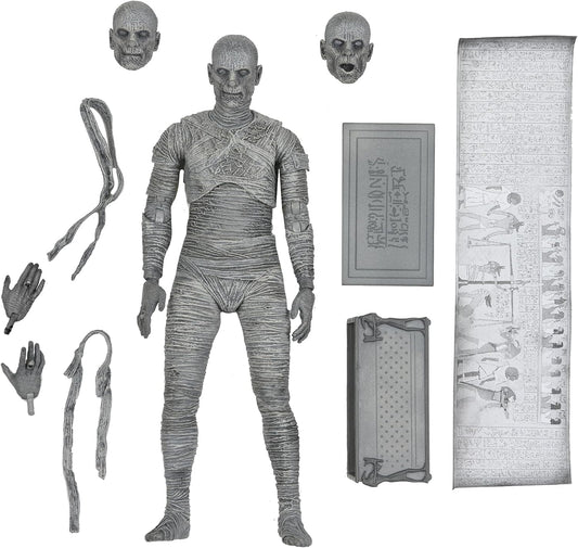 NECA Ultimate La momia Blanco y negro