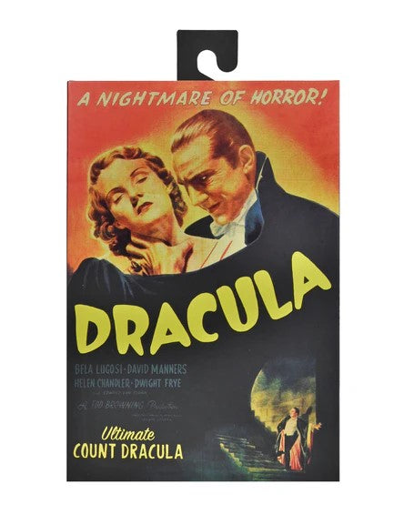 NECA Ultimate Dracula Carfax Abbey Blanco y negro