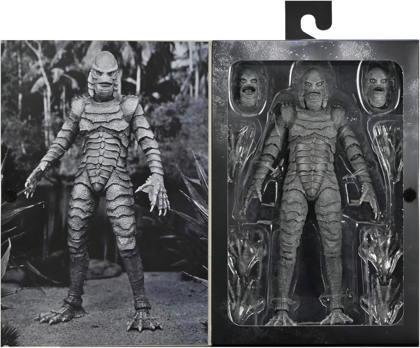 NECA Ultimate Criatura De La Laguna Negra (Blanco y Negro)